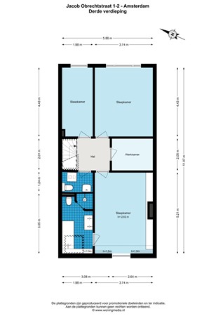 Medium property photo - Jacob Obrechtstraat 1-2, 1071 KC Amsterdam
